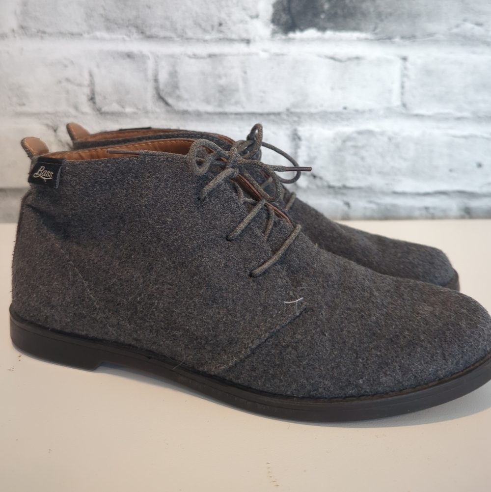 G.H. Bass Wool Lace-Up Ankle Booties – Women’s Size 8